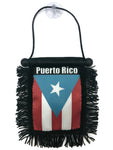 Puerto Rico Hanging Mirror Flag-(Assorted Varieties)