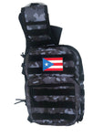 Puerto Rico Tactical Sling Backpack-(Assorted Colors)