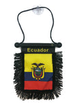 Ecuador Hanging Mirror Flag