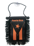 Puerto Rico Hanging Mirror Flag-(Assorted Varieties)