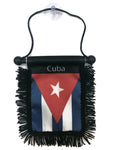 Cuba Hanging Mirror Flag-(Assorted Varieties)