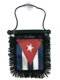 Cuba Hanging Mirror Flag-(Assorted Varieties)