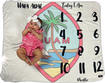 Guam Baby Milestone Blankets-(Assorted Varieties)