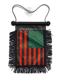 African American Hanging Mirror Flag