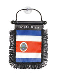 Costa Rica Hanging Mirror Flag-(Assorted Varieties)