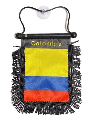 Colombia Hanging Mirror Flag