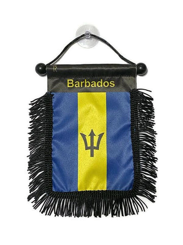 Barbados Hanging Mirror Flag