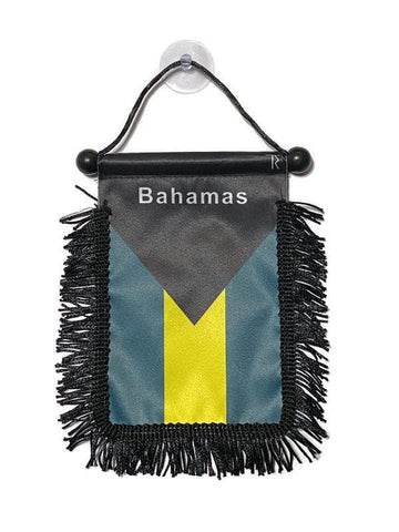 Bahamas Hanging Mirror Flag