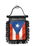 Puerto Rico Hanging Mirror Flag-(Assorted Varieties)