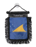 Tokelau Hanging Mirror Flag