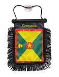 Grenada Hanging Mirror Flag