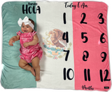 Mexico Baby Milestone Blanket