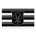 Kanaka Maoli Banner Flag-(Blacked Out)