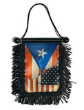 Puerto Rico Hanging Mirror Flag-(Assorted Varieties)