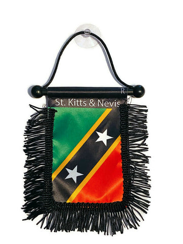 Saint Kitts Hanging Mirror Flag