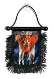 Cuba Hanging Mirror Flag-(Assorted Varieties)