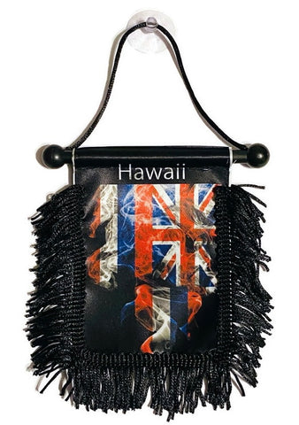 Hawaii Fire Mirror Flag