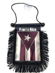 Puerto Rico Hanging Mirror Flag-(Assorted Varieties)