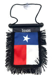 Texas Car Mirror Flag