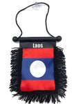 Laos Car Mirror Flag