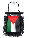 Palestine Car Mirror Flag