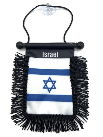 Israel Car Mirror Flag